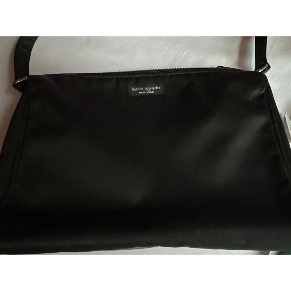 Kate Spade New York Black Nylon Bag Small Messenger Shoulder Bag‎